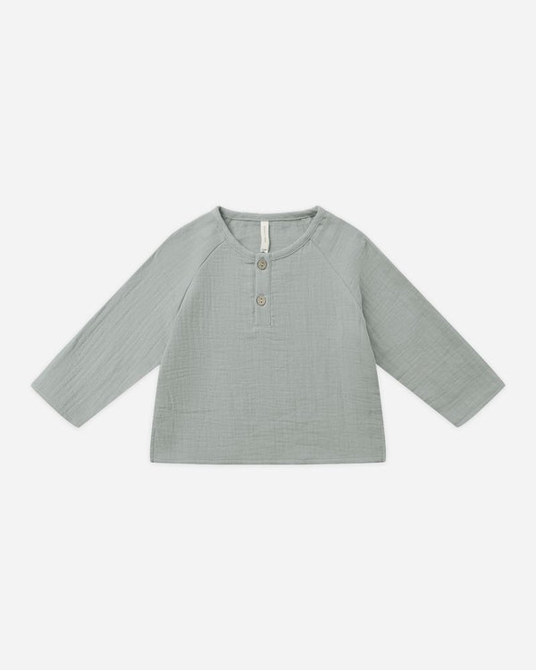 ZION SHIRT || STEEL BLUE