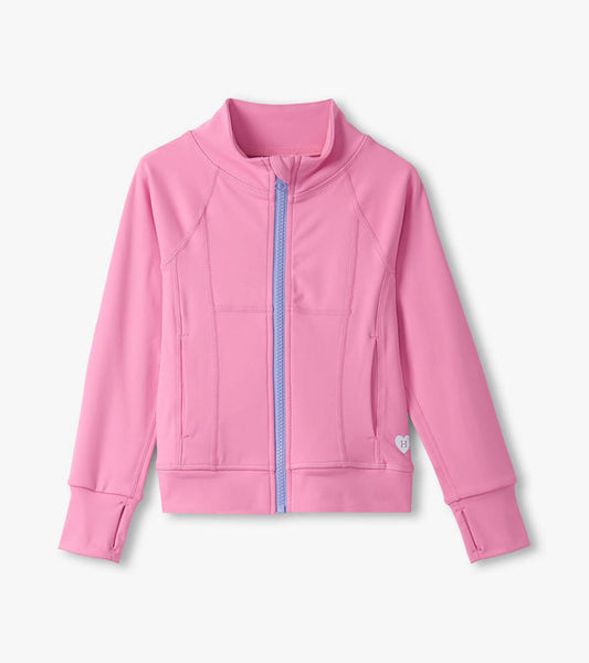 Girls Fuchsia Pink Active Jacket