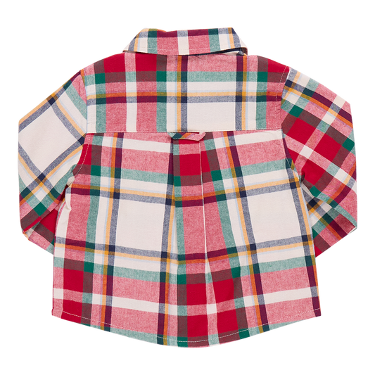 Boys Jack Shirt | Holiday Tartan