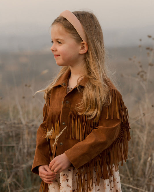 FRINGE JACKET | SADDLE