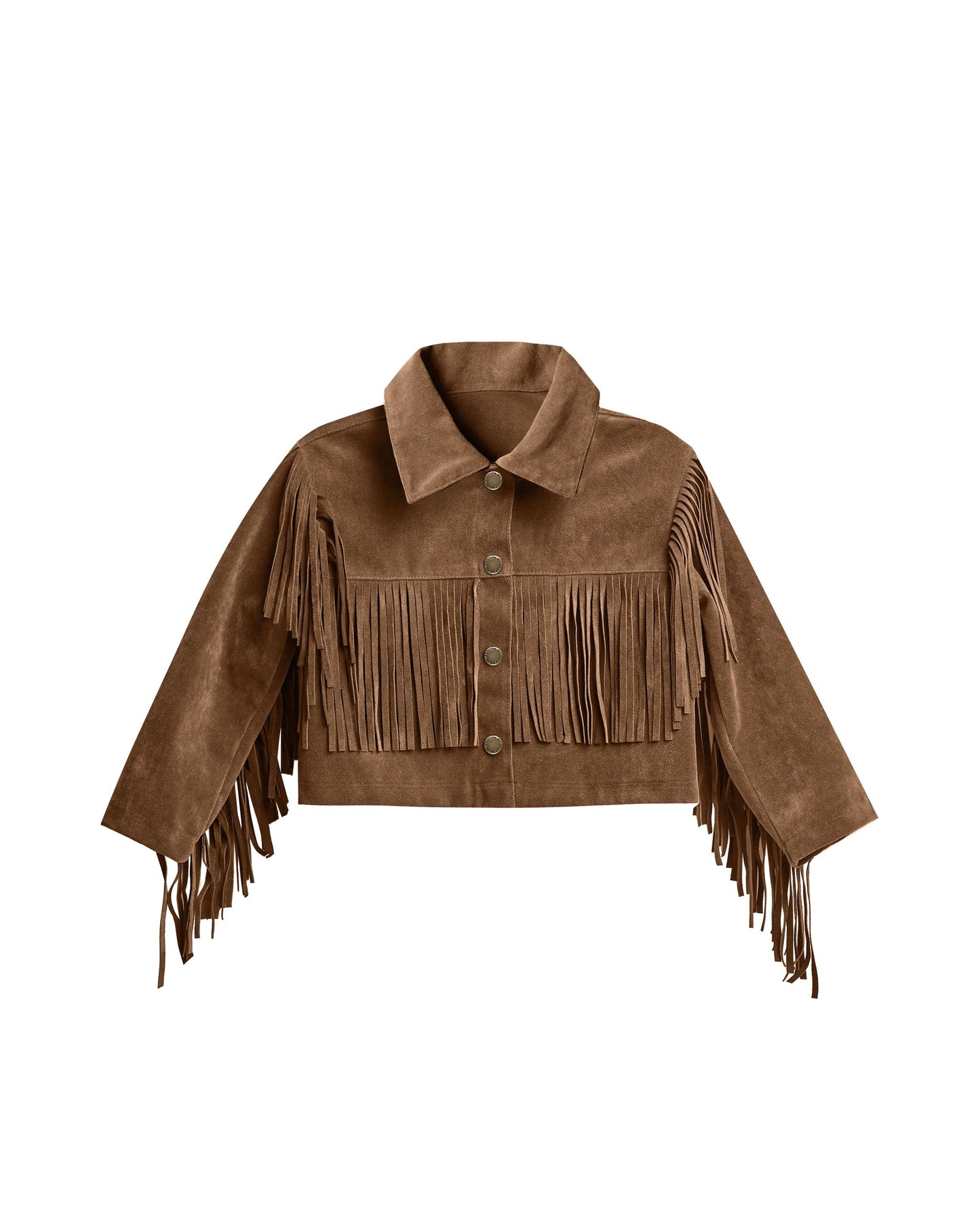 FRINGE JACKET | SADDLE