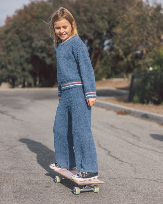 Coziest Knit Pant | Dusty Blue