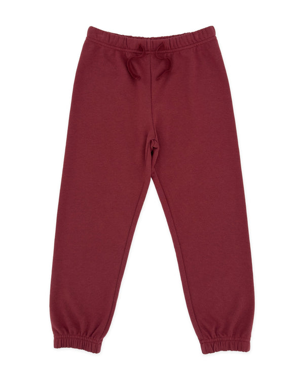 Piper Jogger - Mystic Maroon French Terry