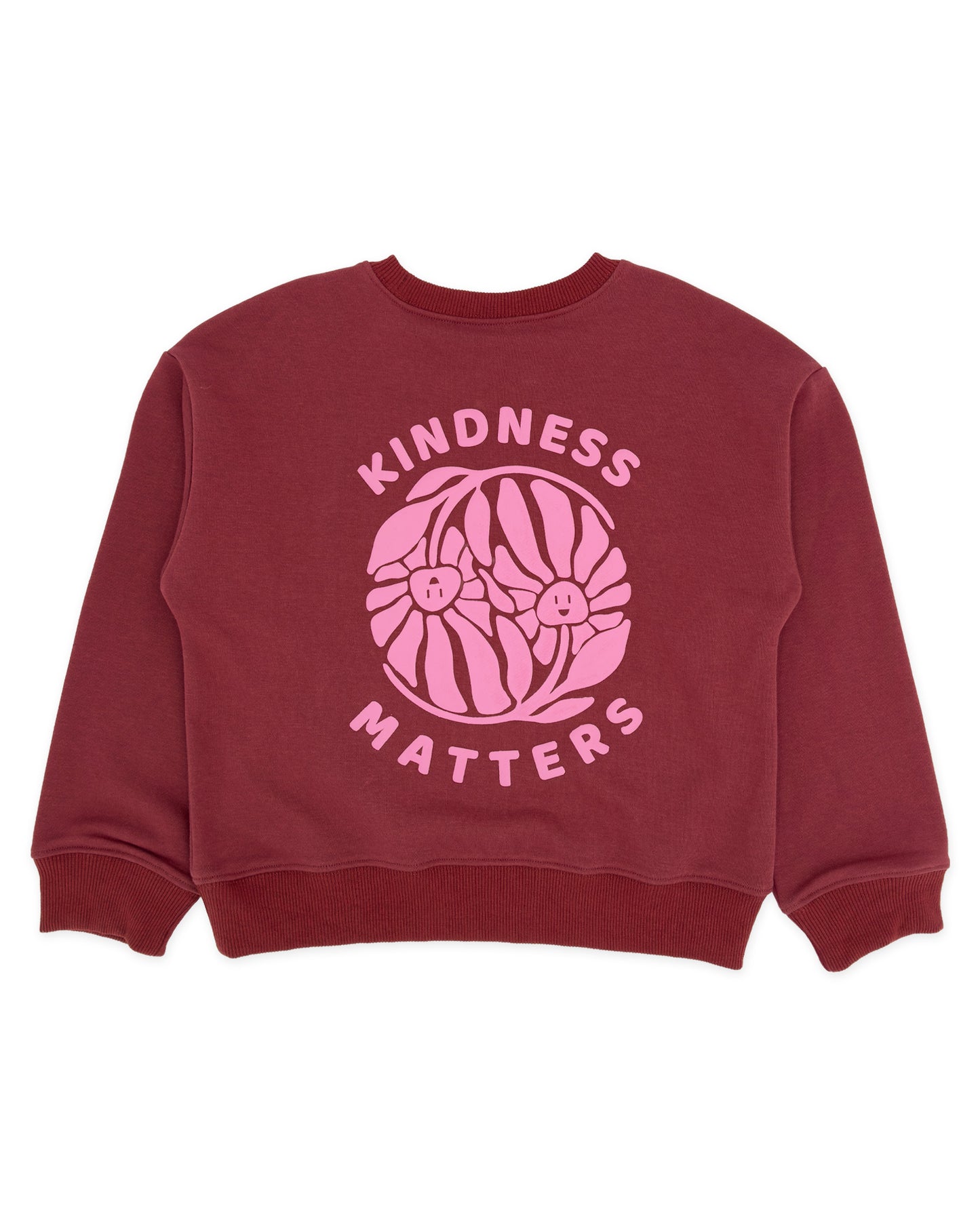 Kindness Sweatshirt - Mystic Maroon French Terry
