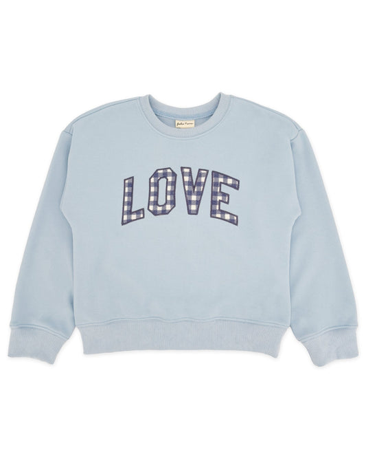 Love Sweatshirt - Cloudy Blue French Terry