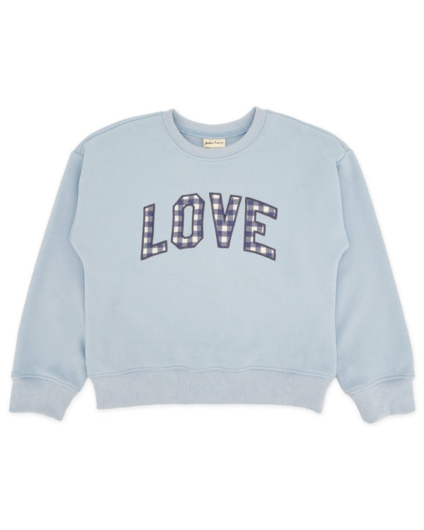 Love Sweatshirt - Cloudy Blue French Terry