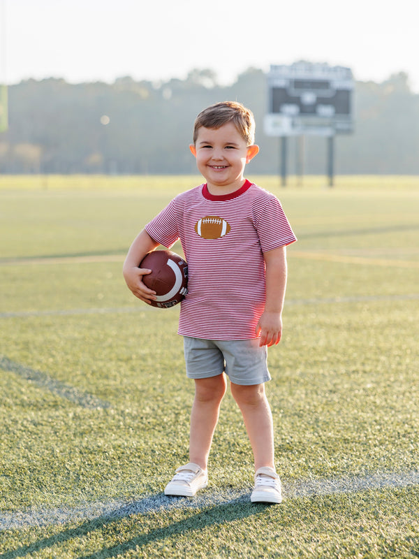 Microstripe Shirt | Crimson Football