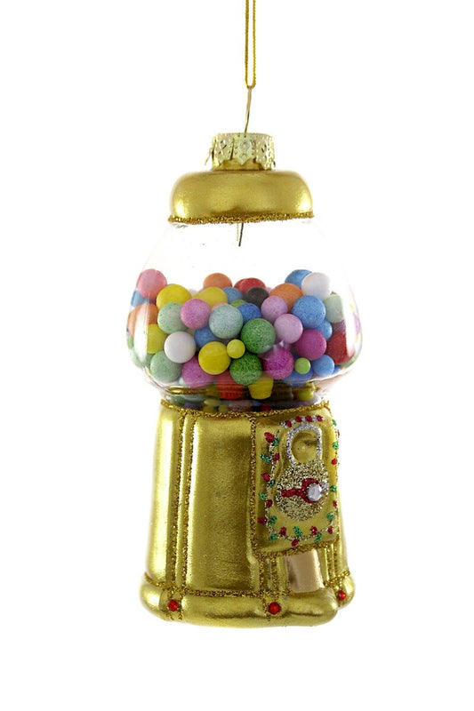 Gilded Gumball Machine Ornament | Gold
