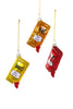 Taco Sauce Packet Ornament | Fire