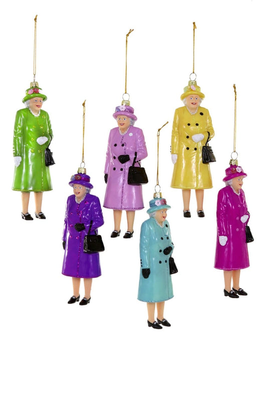 Queen Elizabeth Ornament | 6 Assorted Colors