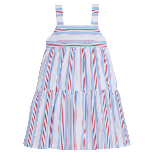 Georgia Dress | Americana Stripe