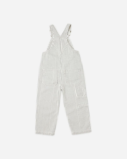 UTILITY OVERALL || NAVY PINSTRIPE