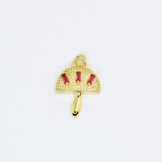 Glit Mushroom Charm