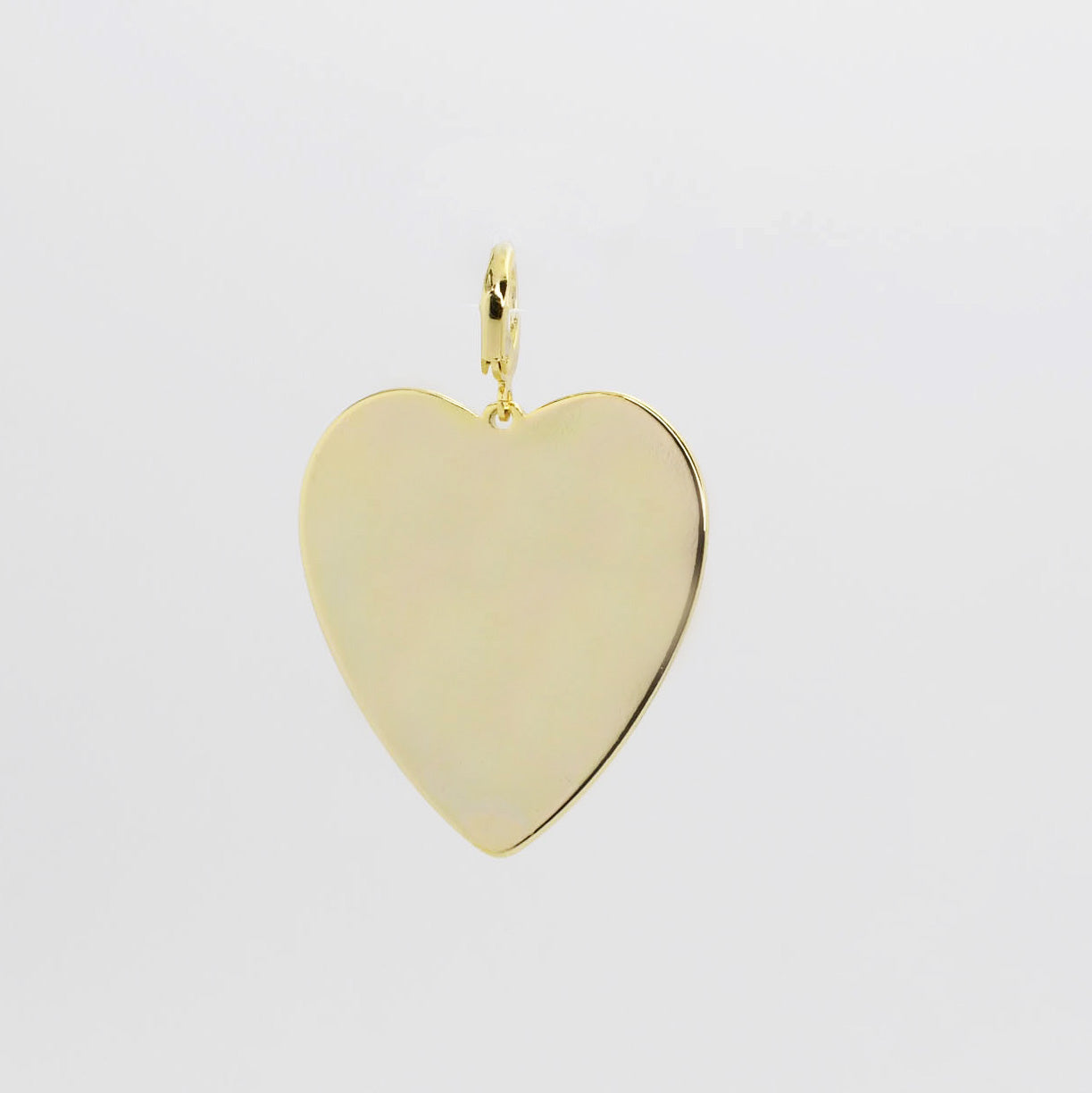 Gold Big Heart Charm