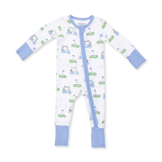 Golf Carts Blue | Convertible Romper