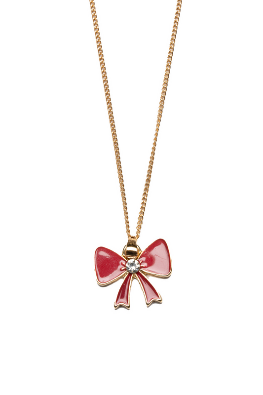 Holiday Bow Necklace