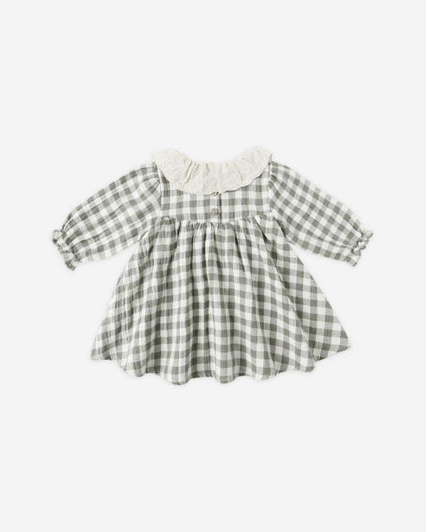 CALLIE DRESS || FOREST CHECK