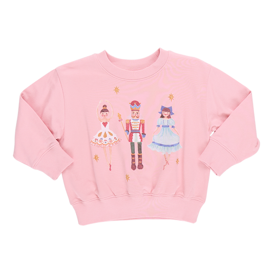 Girls Organic Sweatshirt | Nutcracker