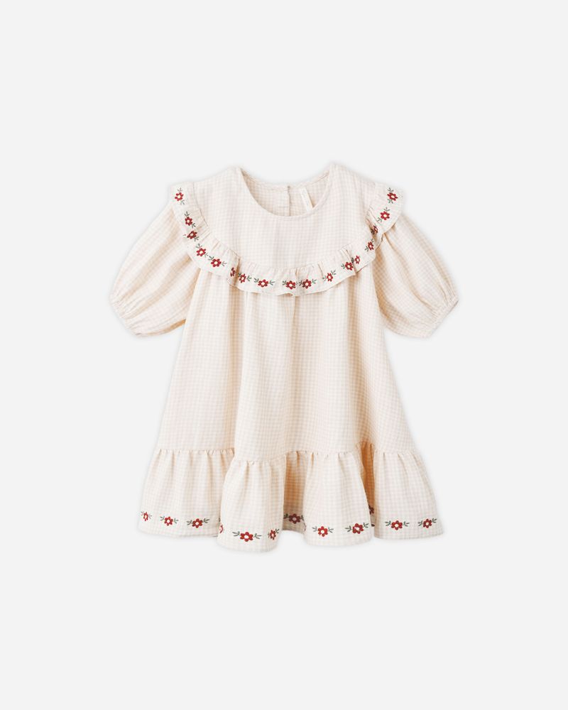 CORDELIA DRESS || PETAL GINGHAM