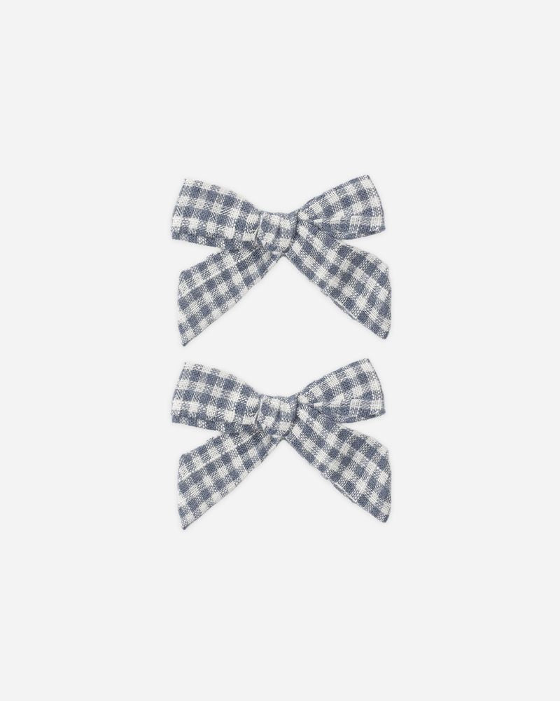 BOW | SET OF 2 MARINE GINGHAM