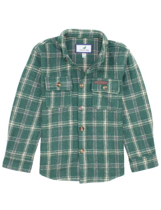 Boys Ranch Flannel || Pine
