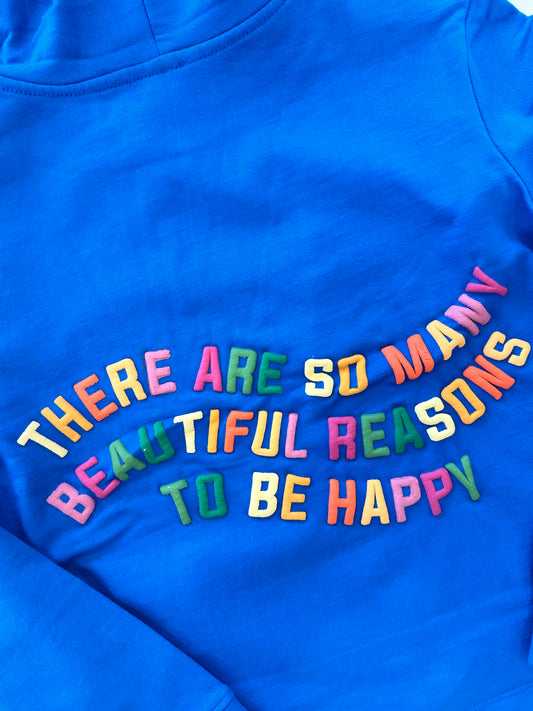 Smile Everyday Hoodie | Blue