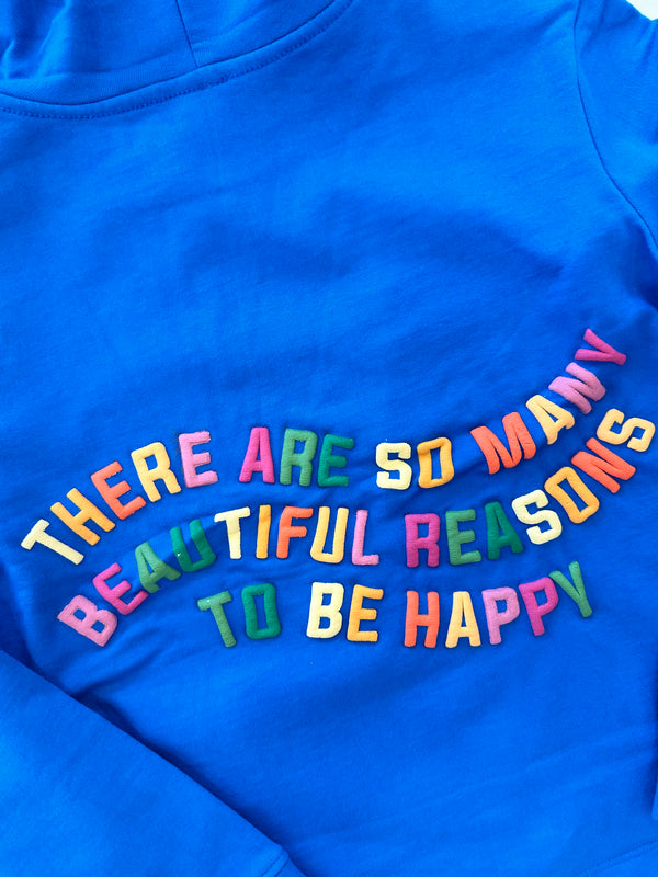 Smile Everyday Hoodie | Blue