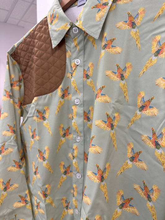 Men's Long Sleeve Shirt | Pheasants