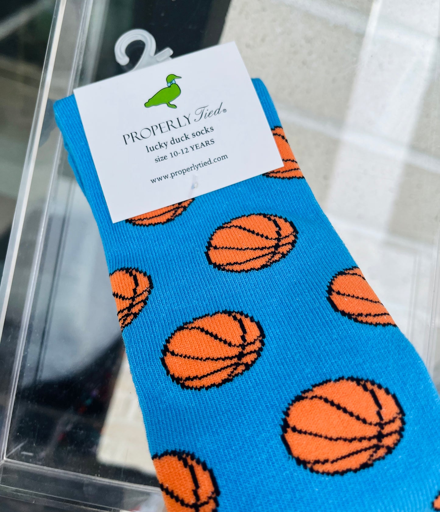 Boys Lucky Duck Sock | Basketball