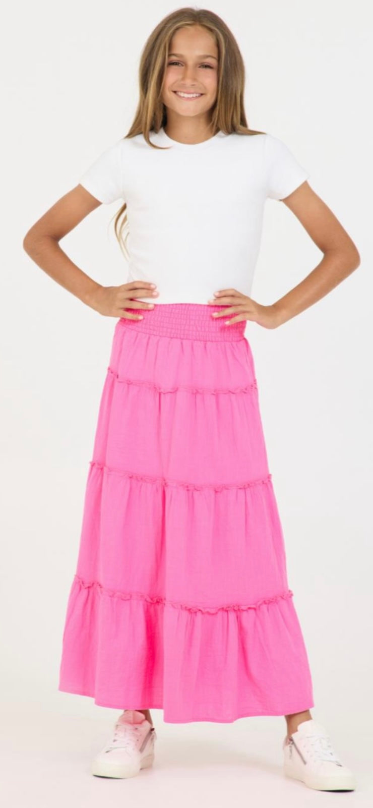 Maxi Skirt | Hot Pink