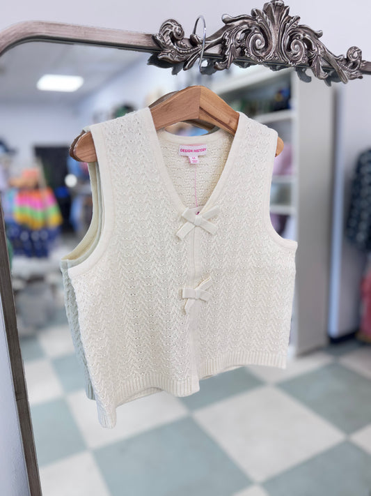 Knit Vest | Vanilla