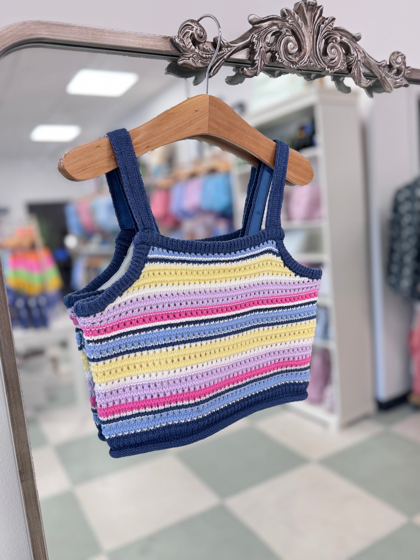 Knit Tank | Rainbow