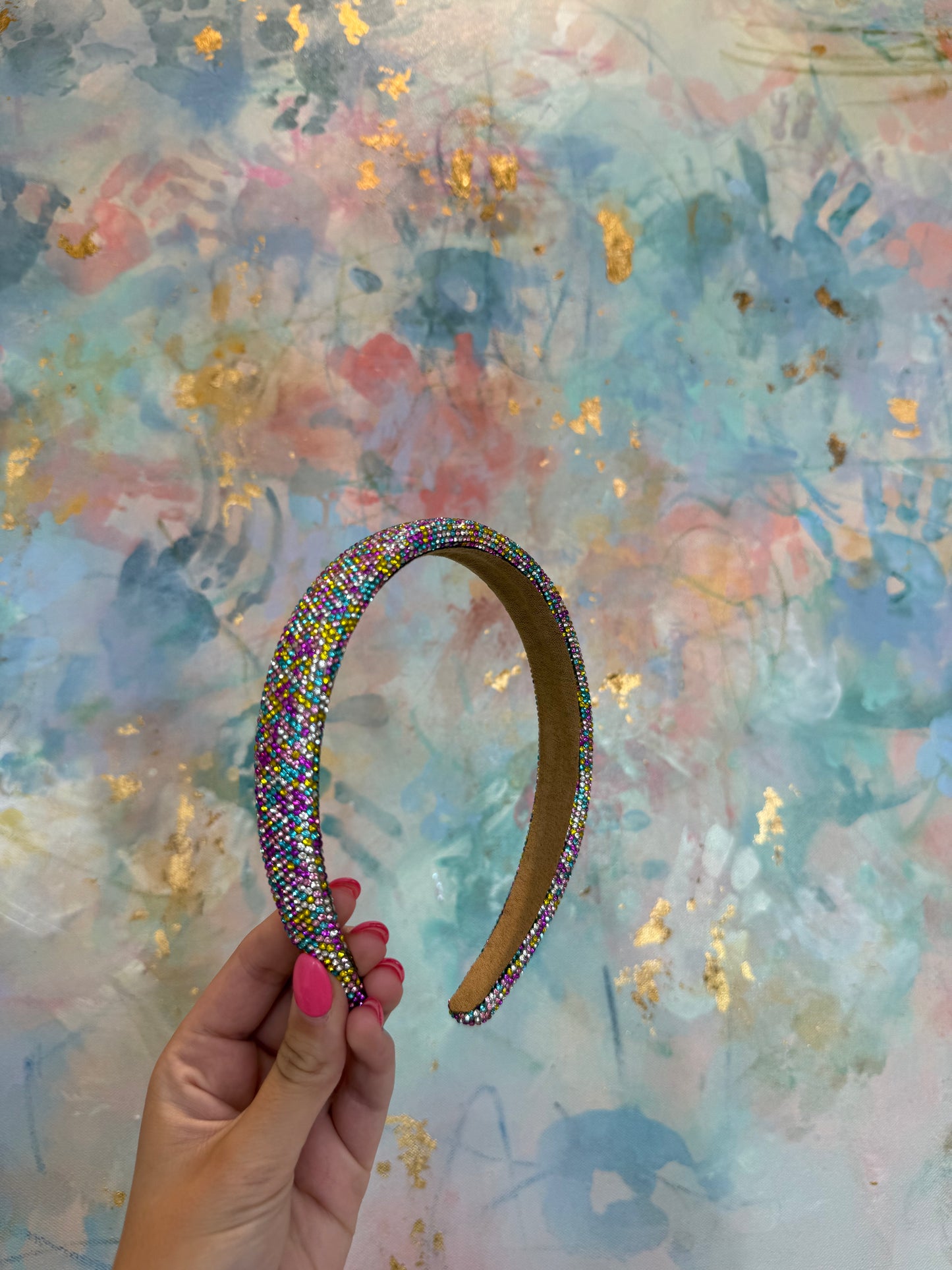 Fully Crystallized Headband | Multi Color