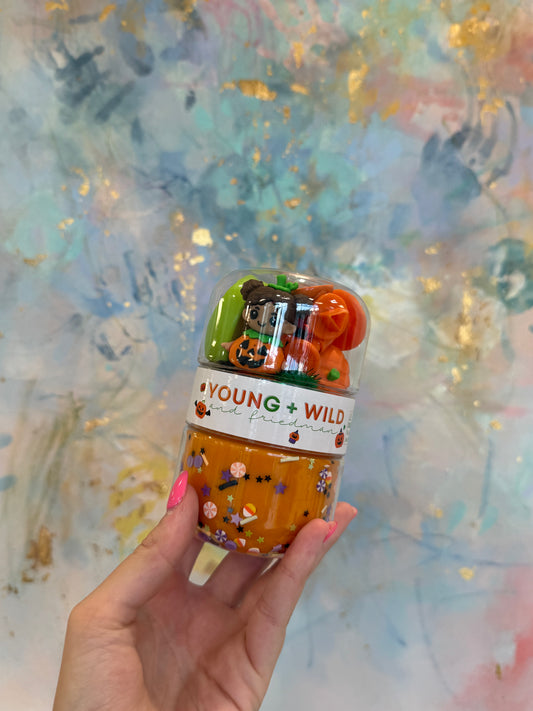 Grab & Go Dough Jar | Jack-O-Lantern