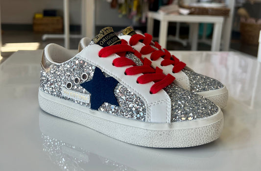 River Silver Glitter Multi Shoes