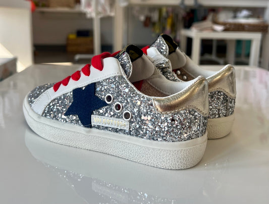 River Silver Glitter Multi Shoes