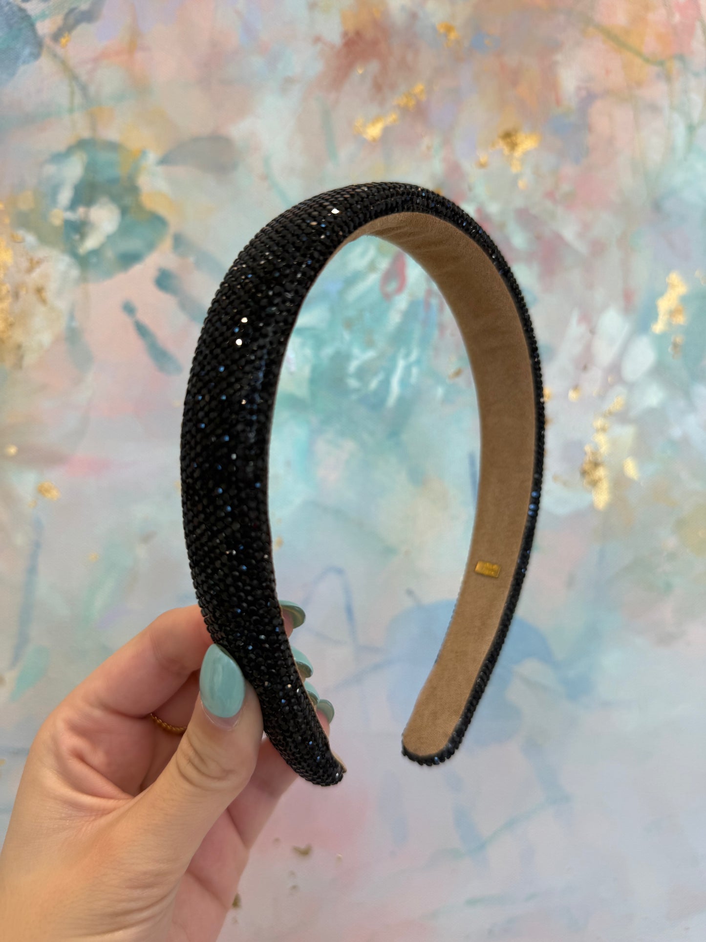 Crystallized Headband | black