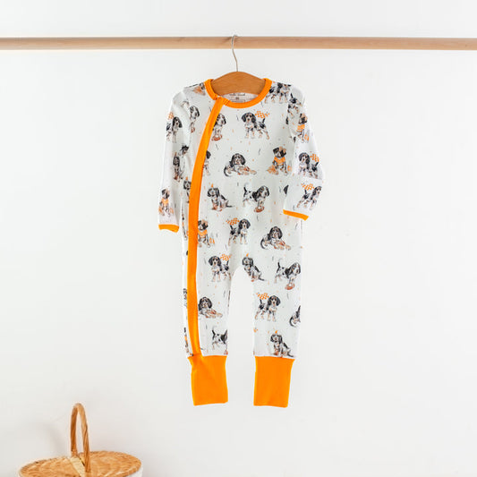 Organic Cotton Zip-Up Romper | Tennessee