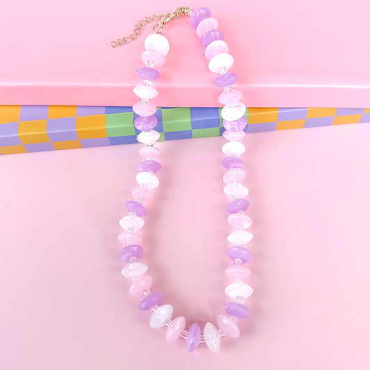 Lavender Cotton Necklace