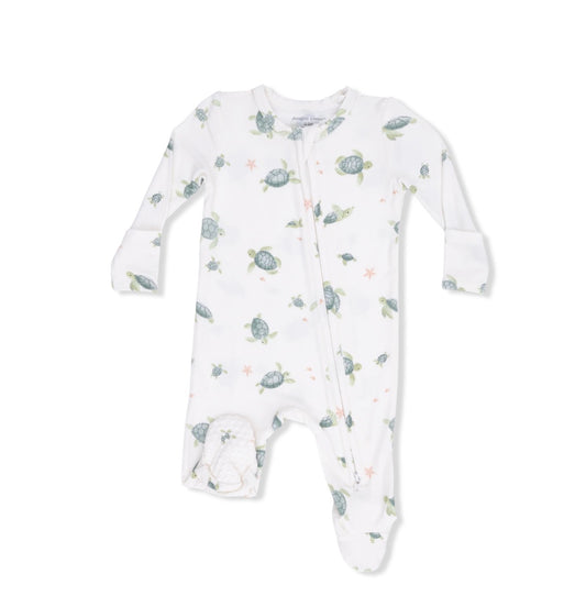 2 Way Zipper Footie | Sea Turtles