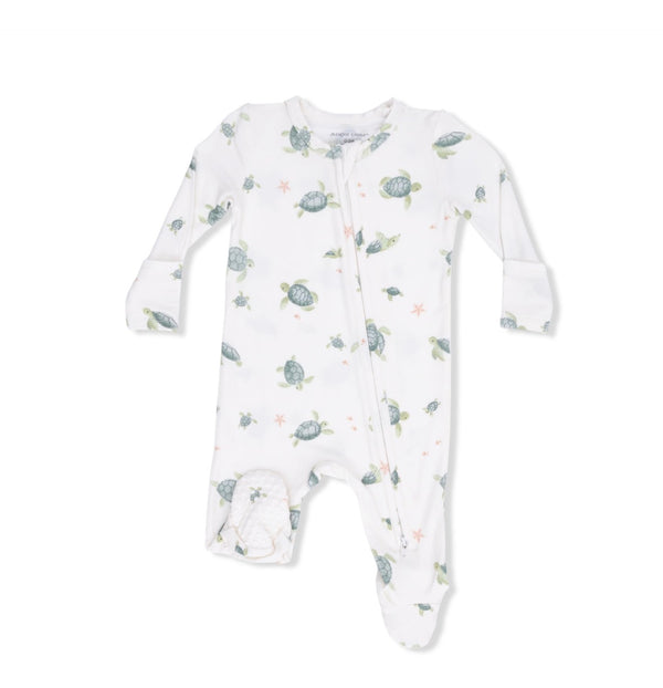 2 Way Zipper Footie | Sea Turtles