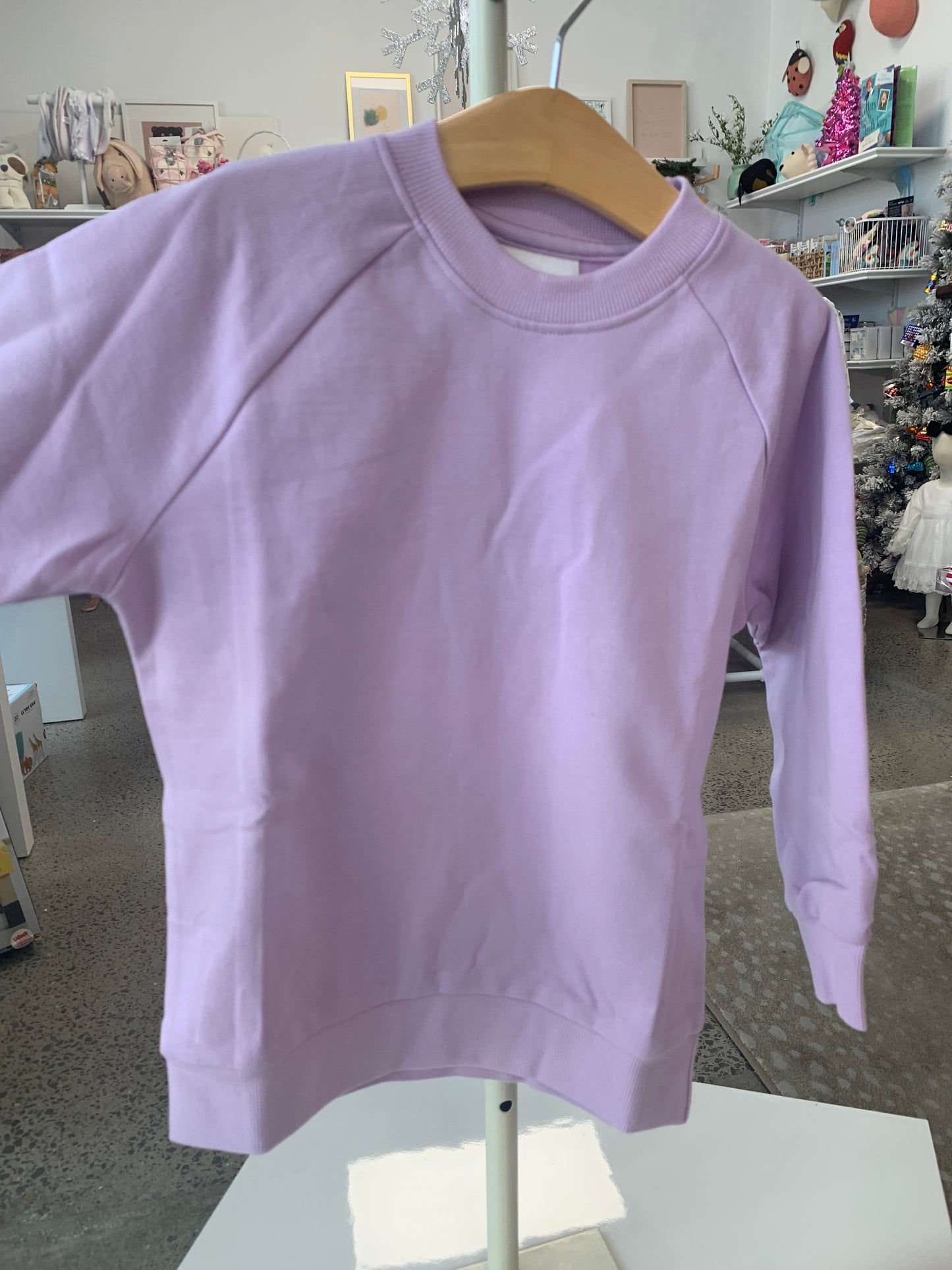 Kids Oversized Sweatshirt | Lilac