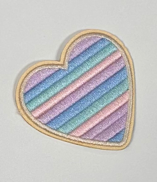 Heart Rainbow Patch