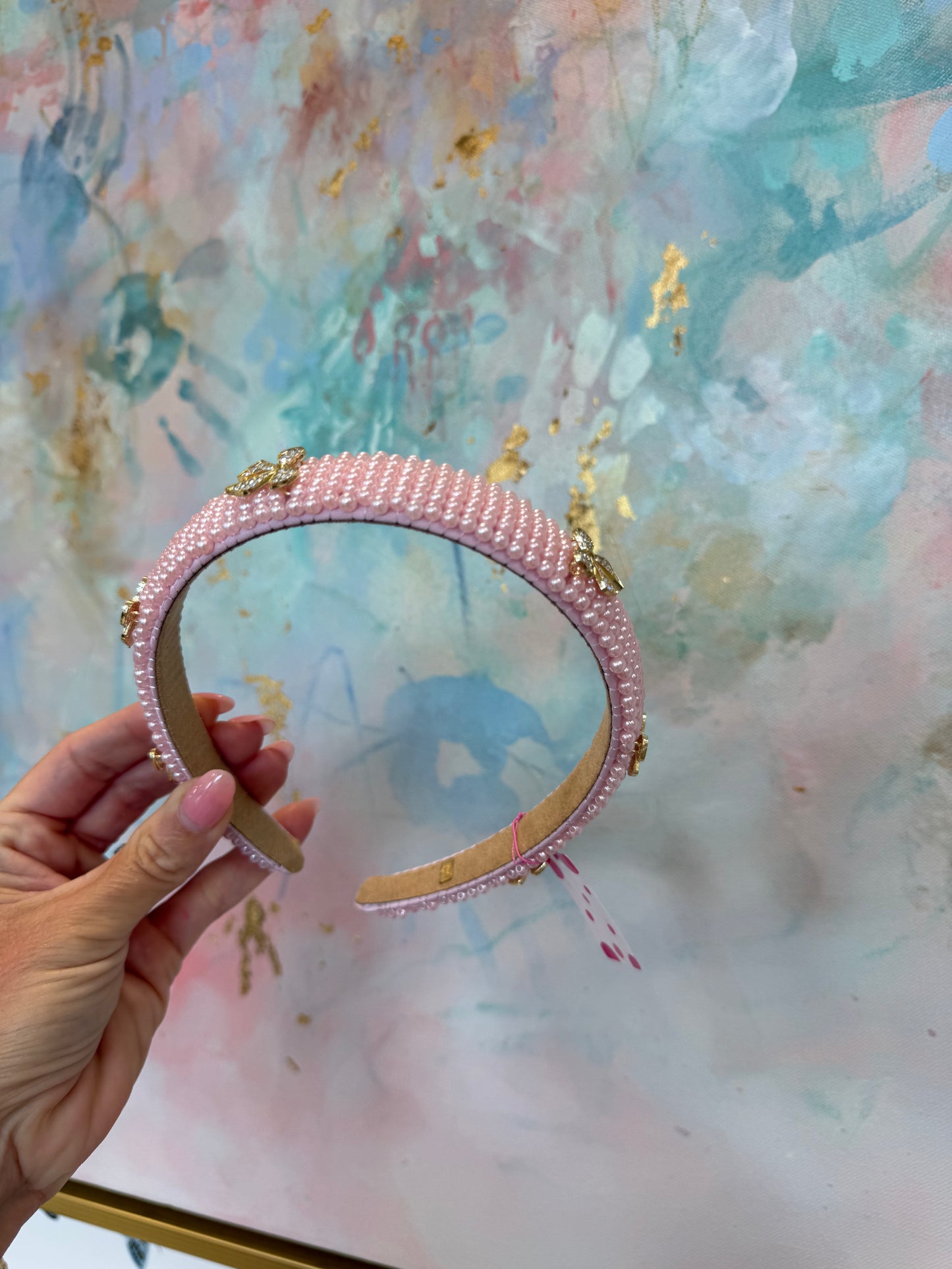 Full Pearl with Loose Charms | Pink