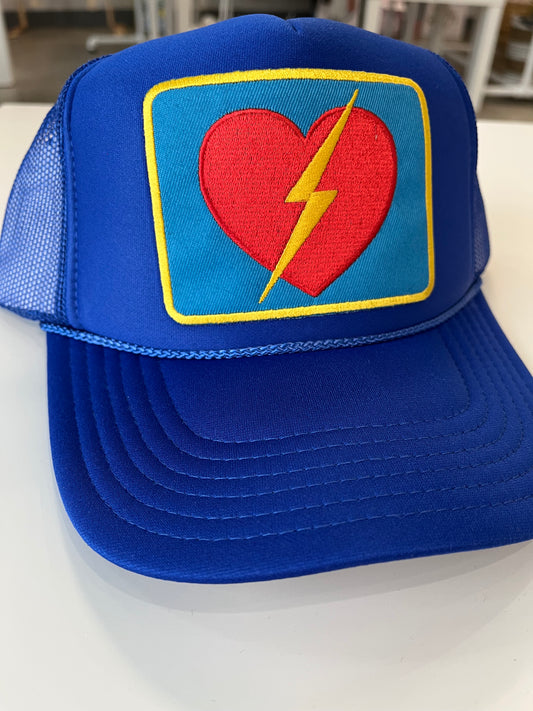 Heart Bolt Patch Hat
