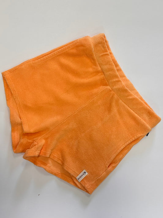 Terry Cloth Pocket Shorts | Apricot