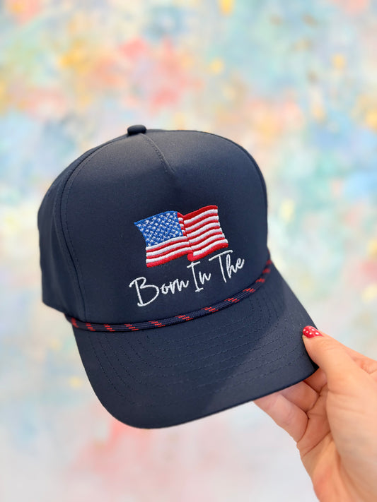 Kid's Born in the USA Hat | Navy
