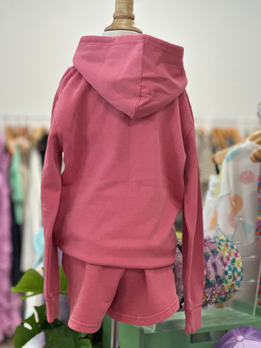 Lightning Bolt Washed Garment Dye Set | Red