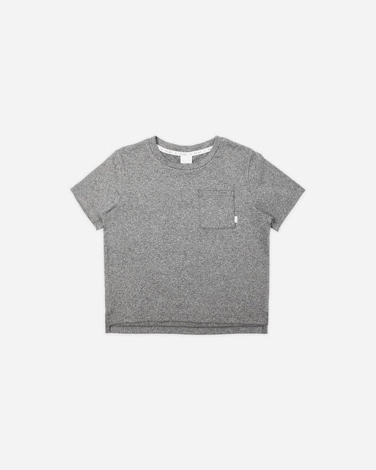 COVE ESSENTIAL POCKET TEE || HEATHERED GREY