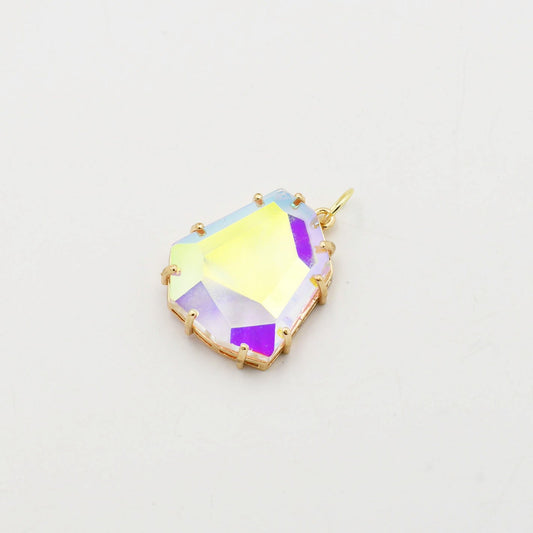 Iridescent Stone Charm